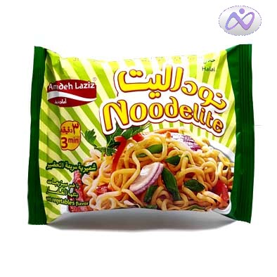 آماده لذیذنودل سبزیجات-75گرم