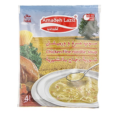 آماده لذیذ سوپ مرغ-60گرم