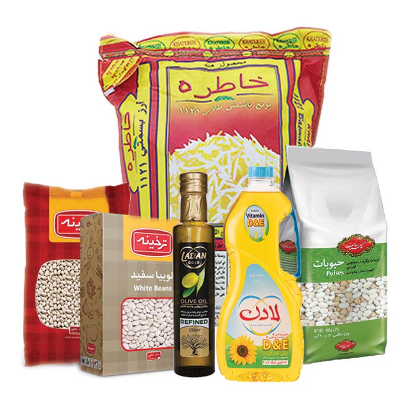 حبوبات،برنج و روغن