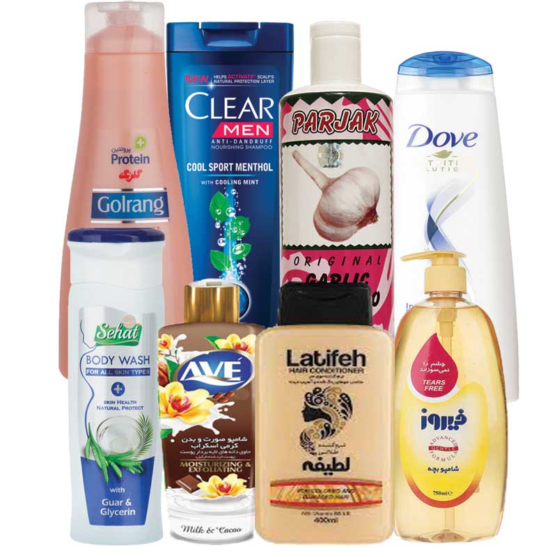 انواع شامپو و نرم کننده