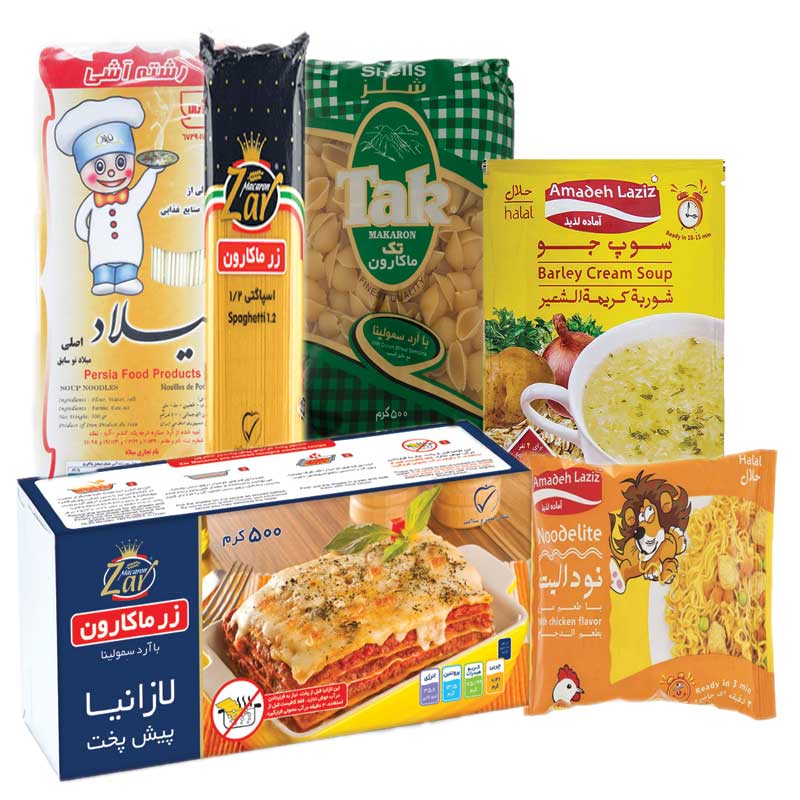 انواع ماکارونی و آردیجات